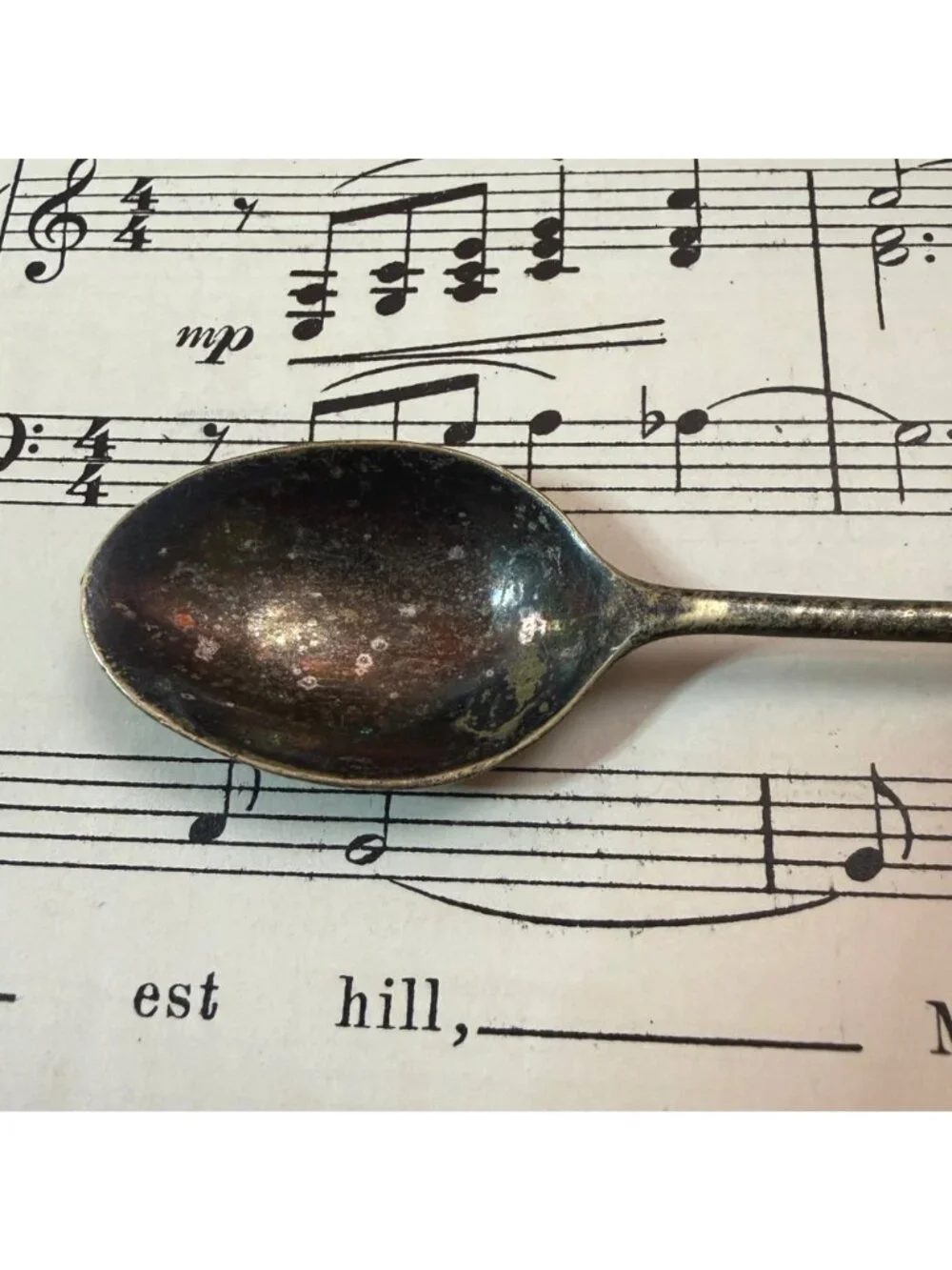 Vintage Iced Beverage Spoon Twisted Stem Elephant Figurine Finial 6